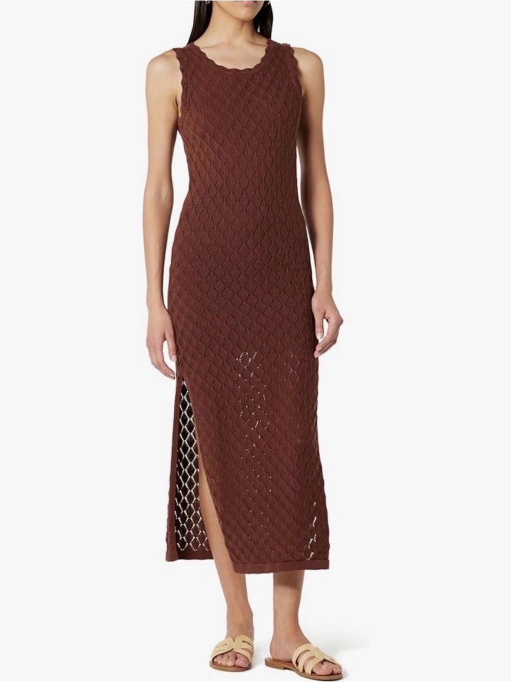 The Drop Ritu Crochet Maxi Dress Women's Maxi Dress